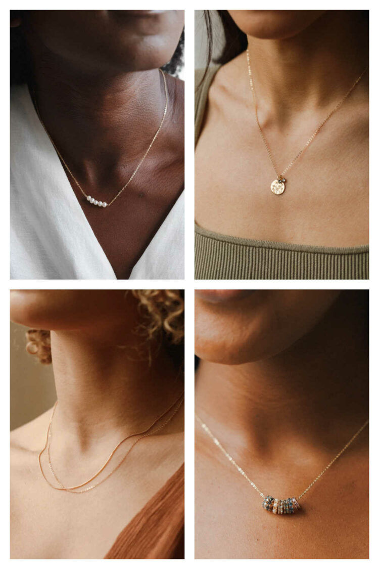 some necklaces available at GLDN that come in longer lengths or custom options