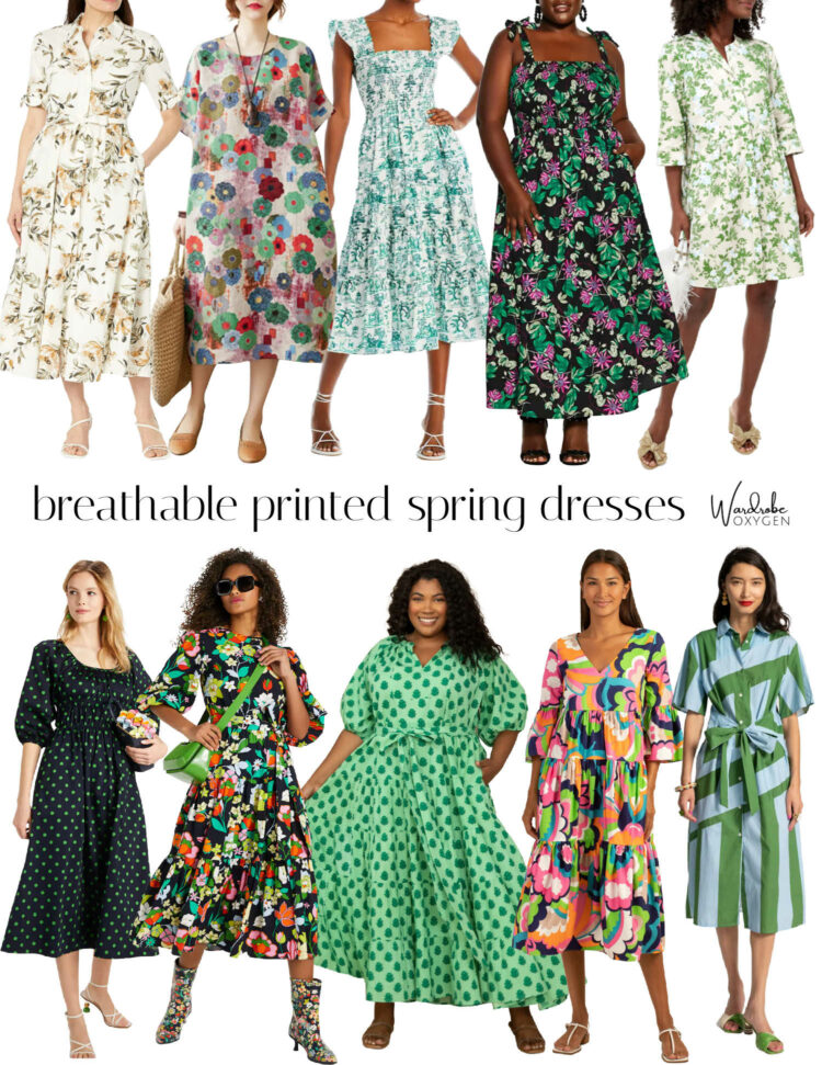 Green dresses for spring Green dresses for spring