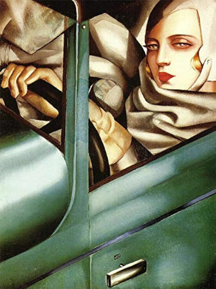 Weekend Reads #268 1 Autoportrait (Tamara in a Green Bugatti), Tamara de Lempicka, 1928