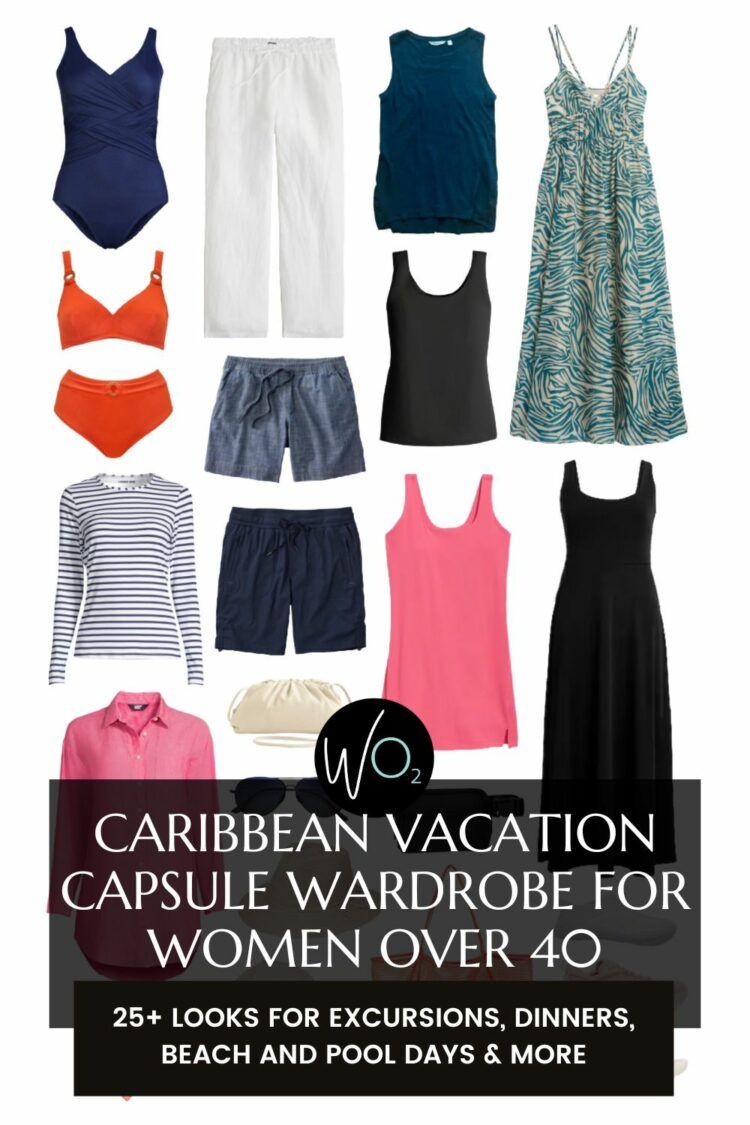 Caribbean Vacation Capsule Wardrobe for Women Over 40 1 caribbean vacation capsule wardrobe for women over 40 by wardrobe oxygen