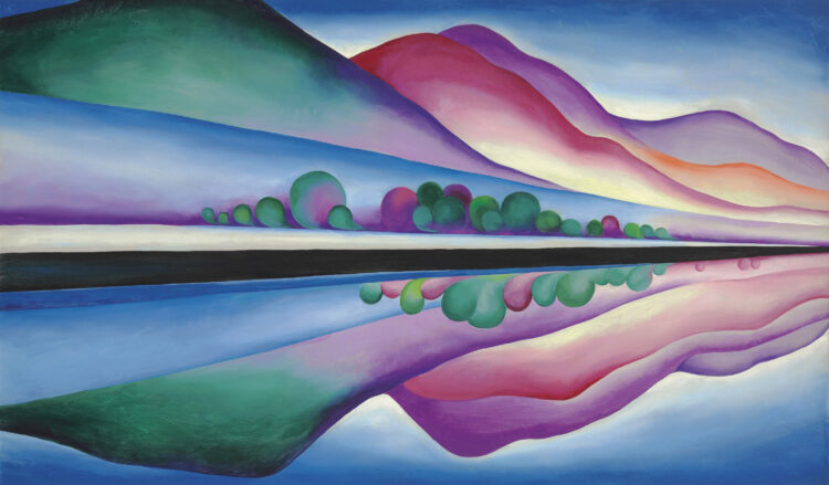 Weekend Reads #286 1 Georgia O'Keeffe, Lake George Reflection, 1922