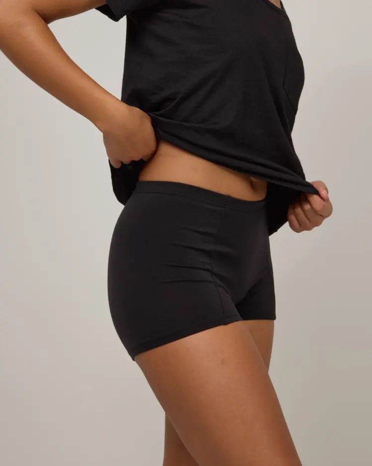 The Best Moisture-Wicking Underwear for Summer (Including Hot Flashes) 11 Wool& Roam High Waist Shortie Review