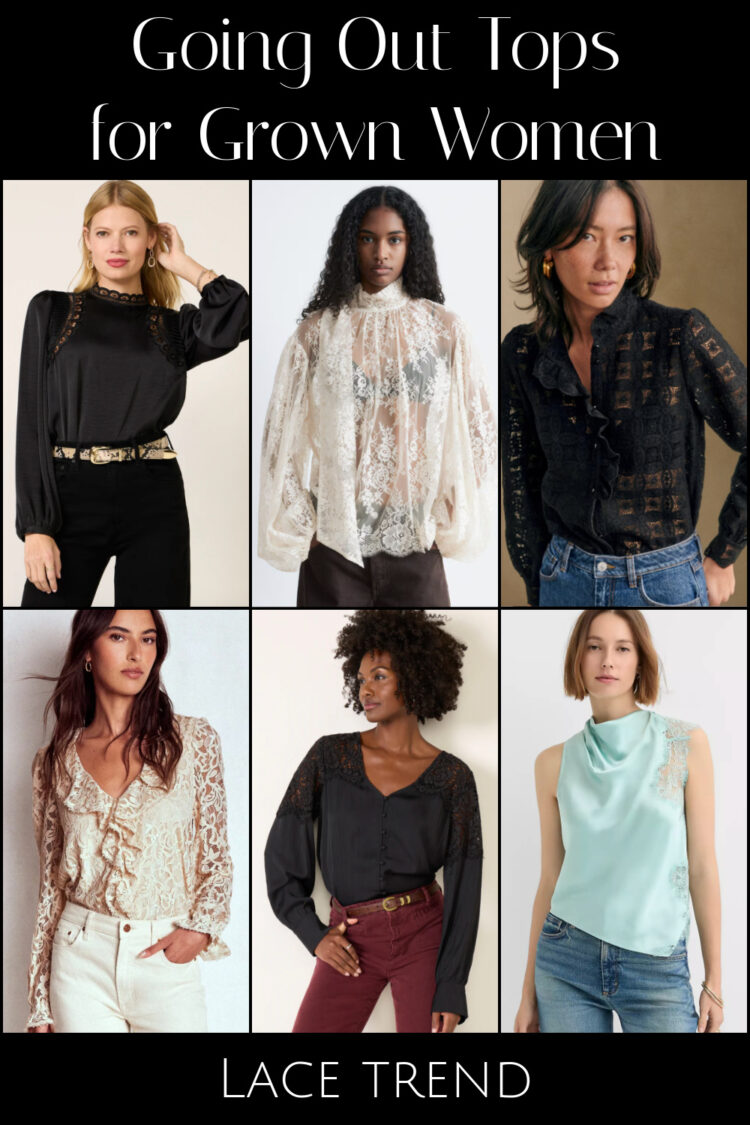 Going Out Tops for Grown-Ass Women 2 lace going out tops for women over 40