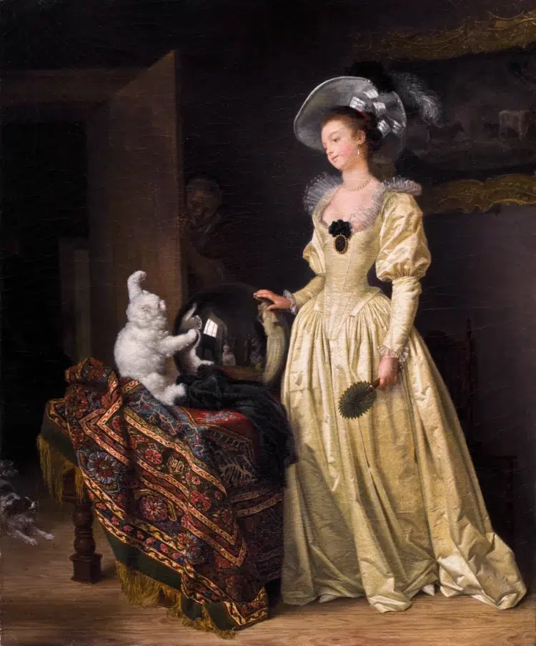 Weekend Reads #302 1 The Angora Cat, Marguerite Geฬrard, 1780