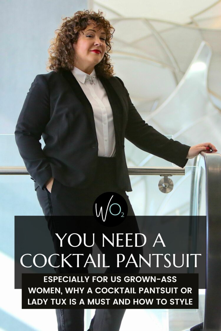 Why You Need a Cocktail Pantsuit 1 you need a cocktail pantsuit as a woman over 40