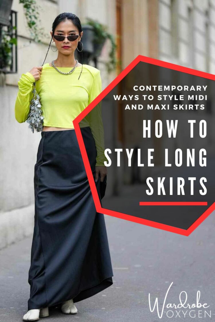 How to Style Long Skirts how to style long skirts by wardrobe oxygen