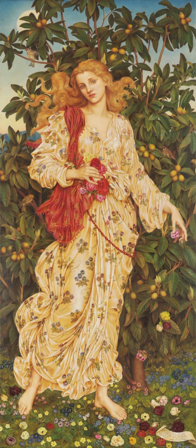 Evelyn De Morgan Flora Evelyn De Morgan, Flora, 1894 | Weekend Reads for a Rainy April Saturday