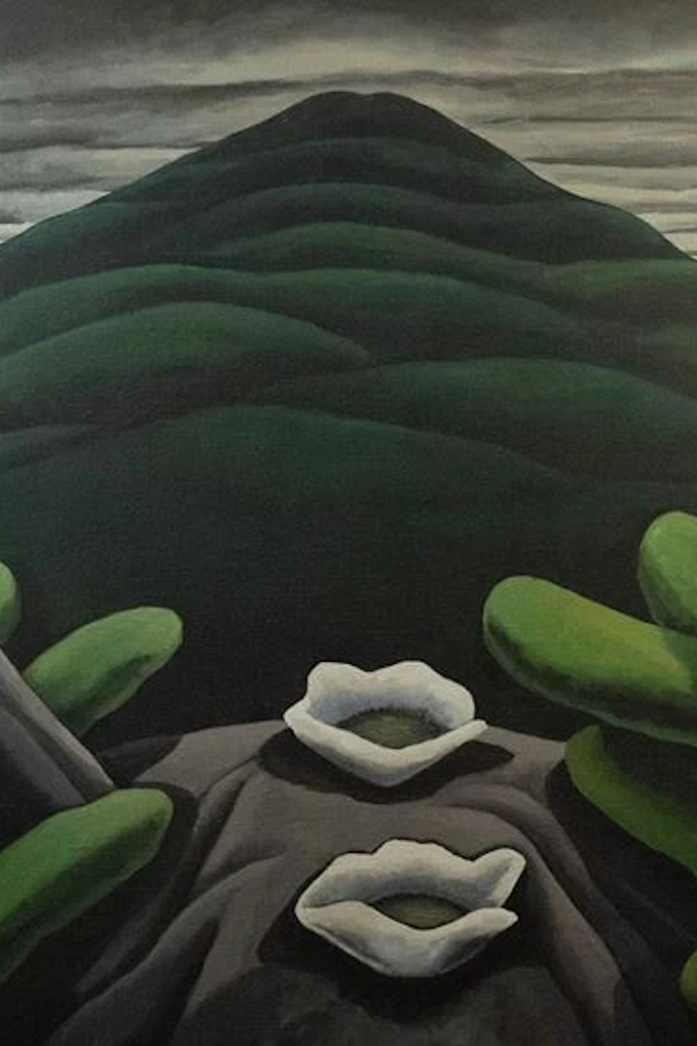 Mary Beth Edelson LOTUS MOUNTAIN, 1973