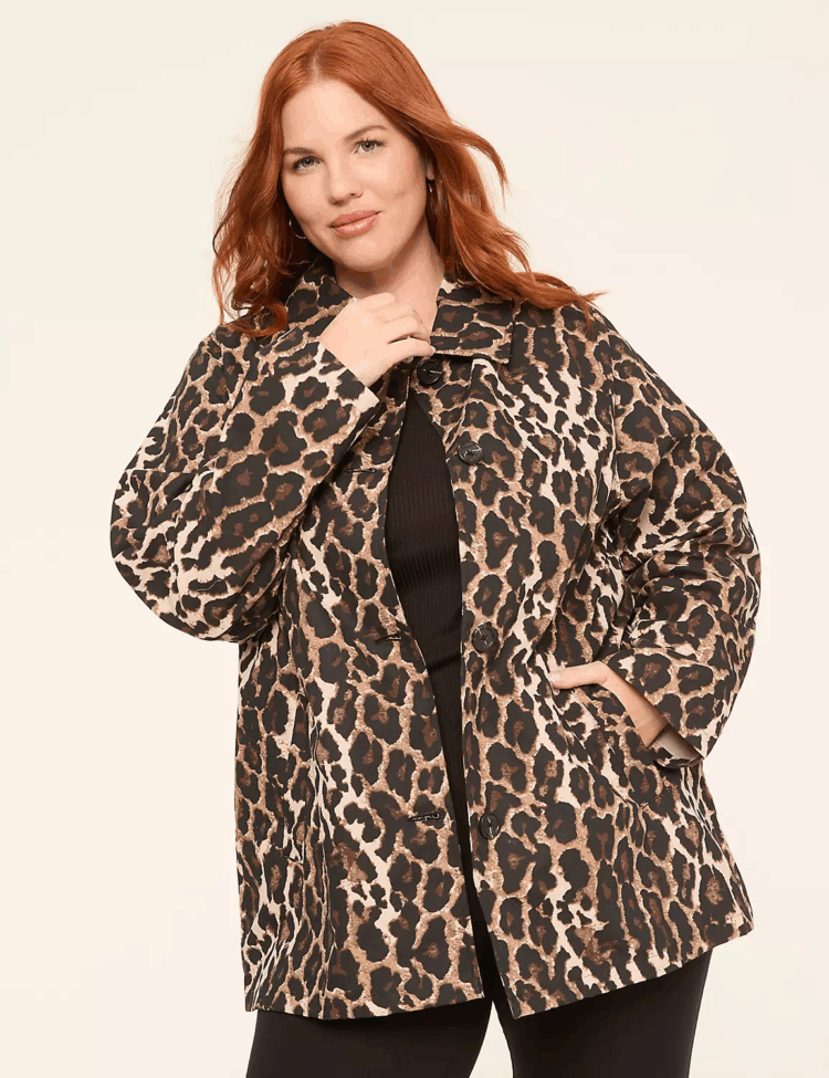 The Printed Leopard Carcoat