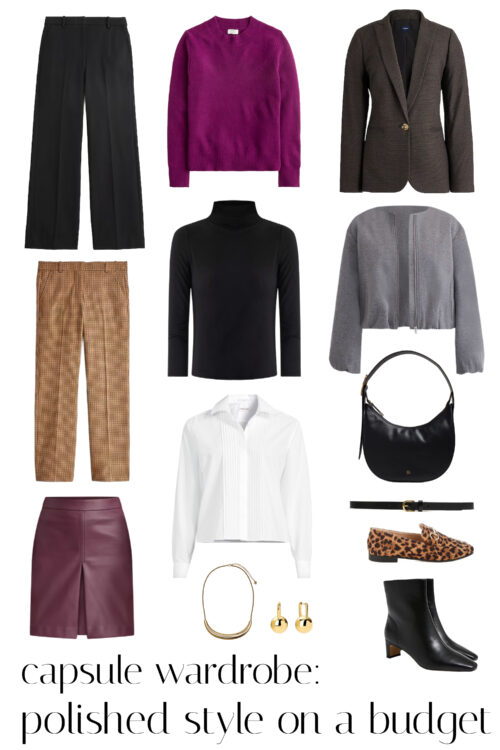 Fall Capsule Wardrobe: Polish on a Budget