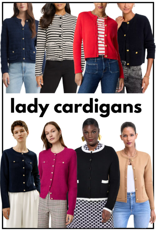Lady Cardigans are the perfect hybrid topper for the season