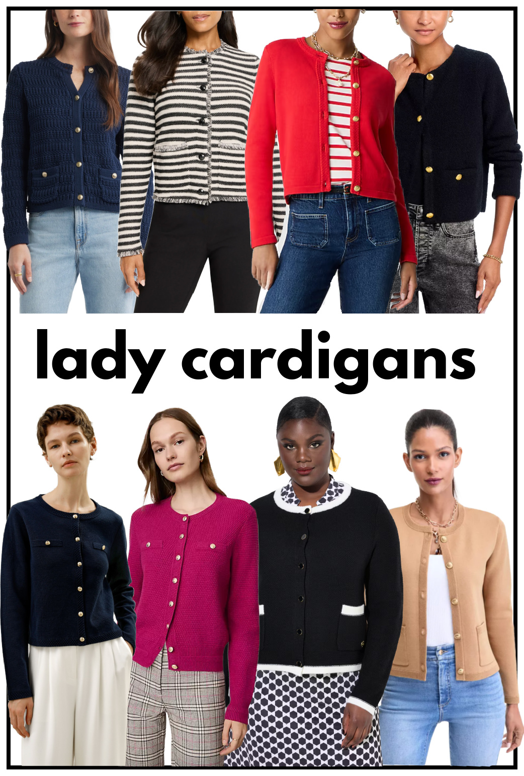 Lady Cardigans are the perfect hybrid topper for the season
