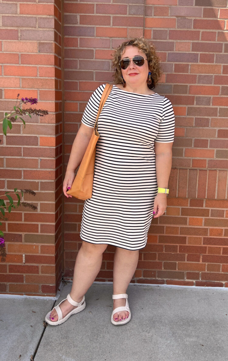 wardrobe oxygen in the universal standard belle breton dress