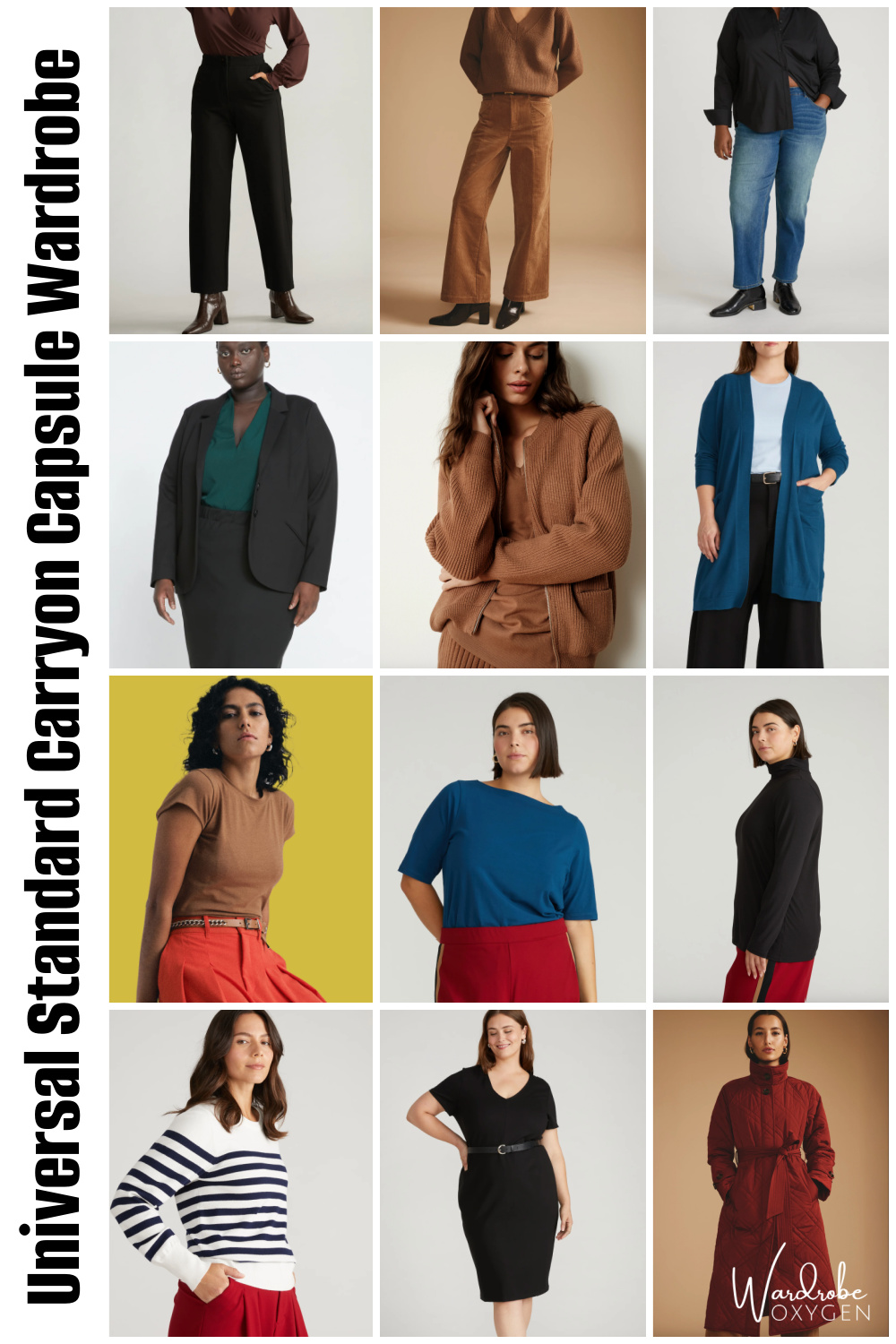 universal standard carryon capsule wardrobe