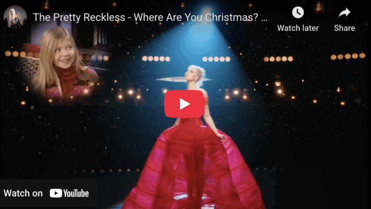 The Last Weekend Reads of 2025 7 Screenshot from YouTube of The Pretty Reckless - Where Are You Christmas? (Official Music Video)