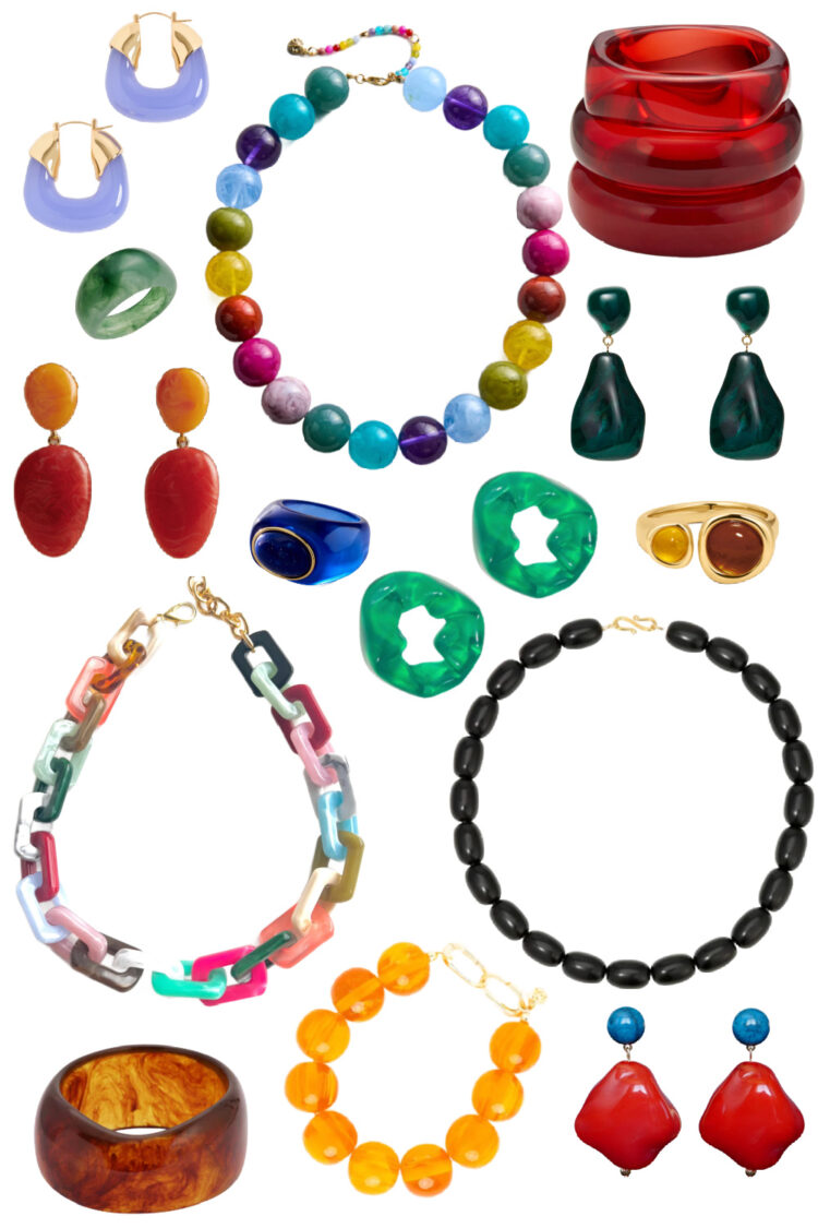 Weekend Reads for My Birthday Weekend 2 resin jewelry trend for women over 40 curated by wardrobe oxygen