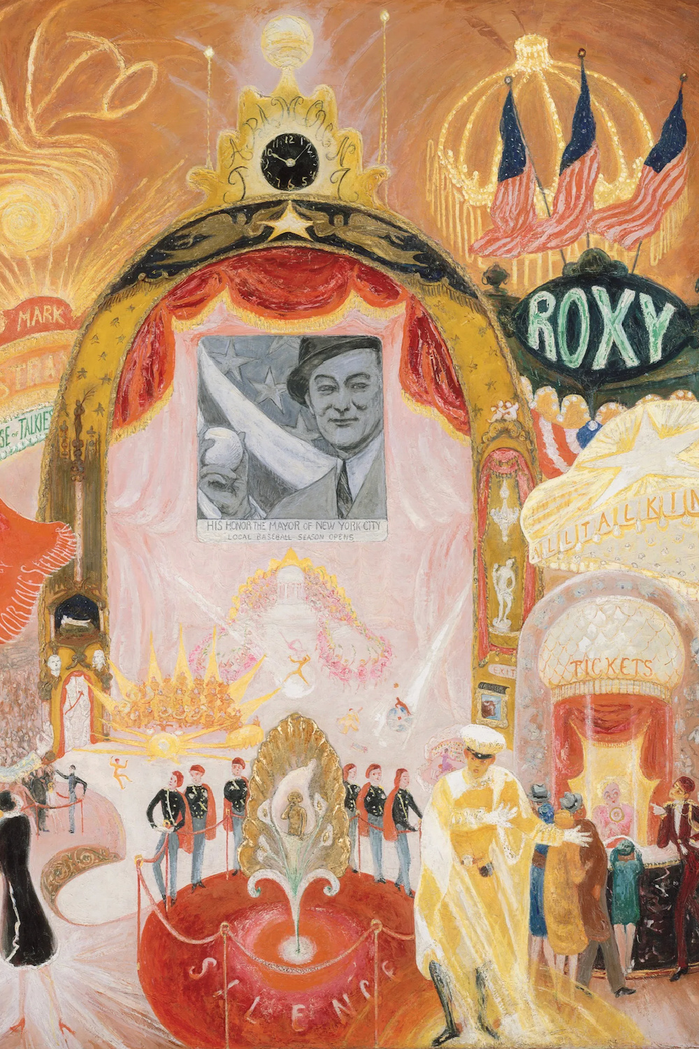 Florine Stettheimer, The Cathedrals of Broadway, 1929