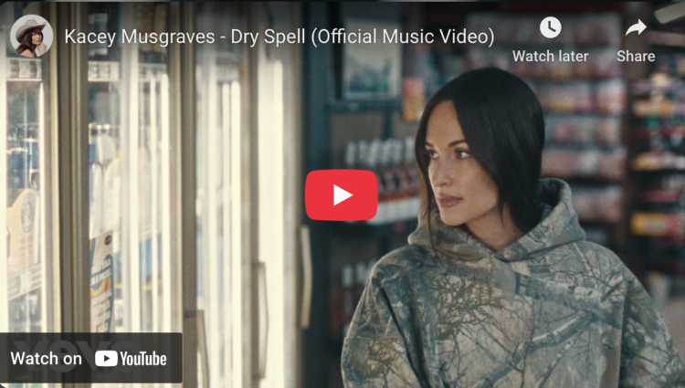 Weekend Reads for March 14 & 15 11 Screenshot from YouTube of Kacey Musgraves - Dry Spell (Official Music Video)