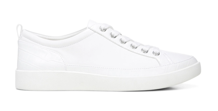 Chic Wide Width Comfort Sneakers for Women for 2026 8 Vionic Winny wide width sneaker in white