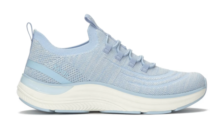 Chic Wide Width Comfort Sneakers for Women for 2026 11 Keds BlissMove Wide Width Sneaker in Blue Marled Knit