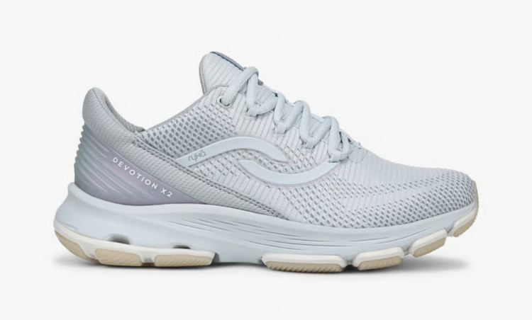 Chic Wide Width Comfort Sneakers for Women for 2026 15 RYKA Devotion X2 wide width sneaker for performance walking in light blue