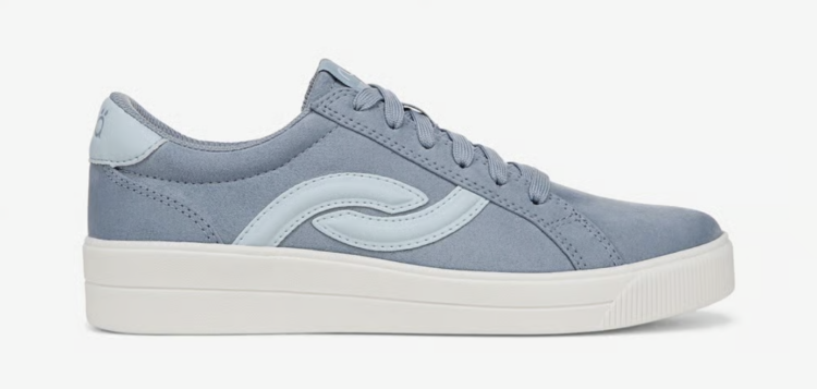 Chic Wide Width Comfort Sneakers for Women for 2026 4 The RYKA Viv Next wide width sneaker in light blue