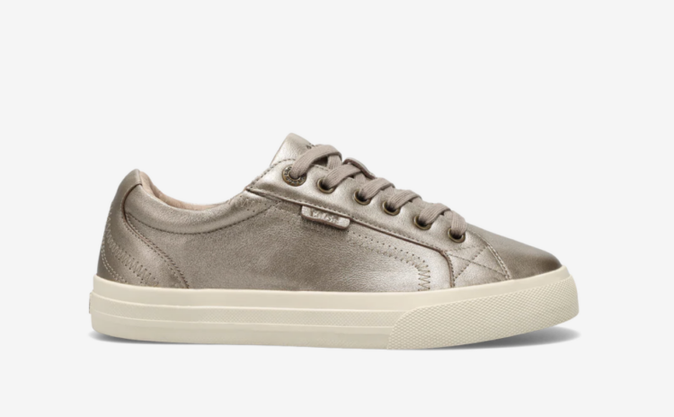 Chic Wide Width Comfort Sneakers for Women for 2026 2 taos plim soul lux wide width sneaker in bronze metallic