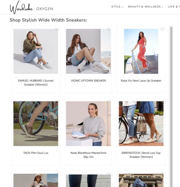 Is ShopMy Worth It? A Full-Time Blogger's Honest Take 11 Screenshot of a ShopMy Full Collection Embed used on Wardrobe Oxygen