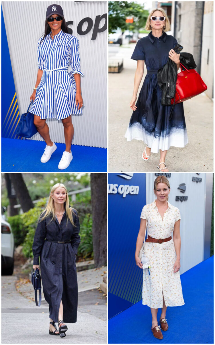 The Best Spring Shirtdresses in Cotton & Linen Sorted by Size, Style & Occasion 1 Ciara, Naomi Watts, Elizabeth Banks, and Gwyneth Paltrow all wearing shirtdresses in 2025 and 2026