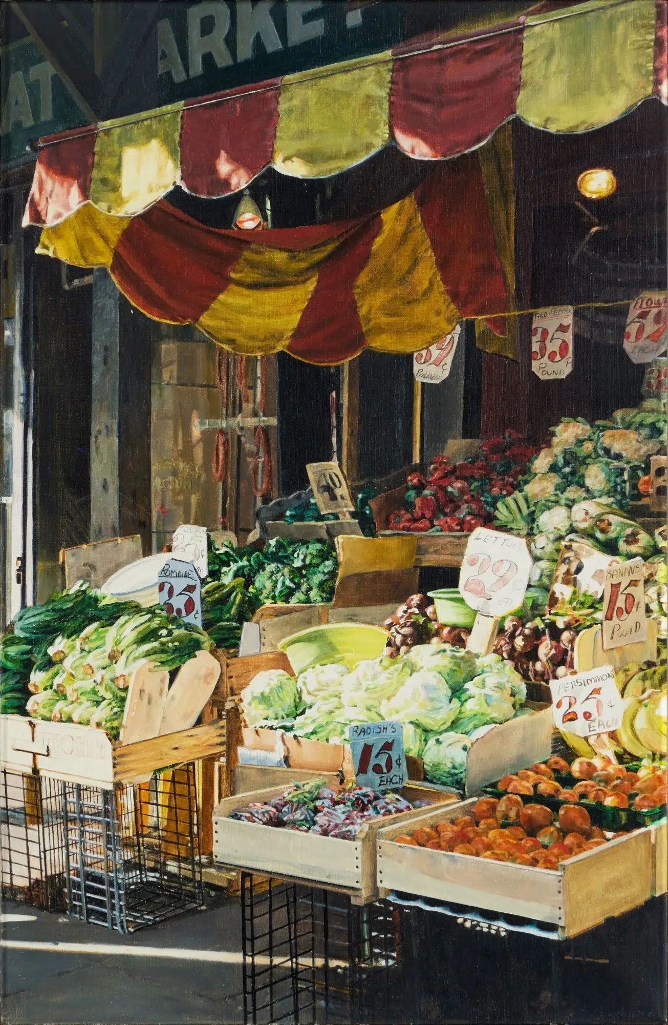 Idelle Weber, 1st Ave & 4th St, 1974