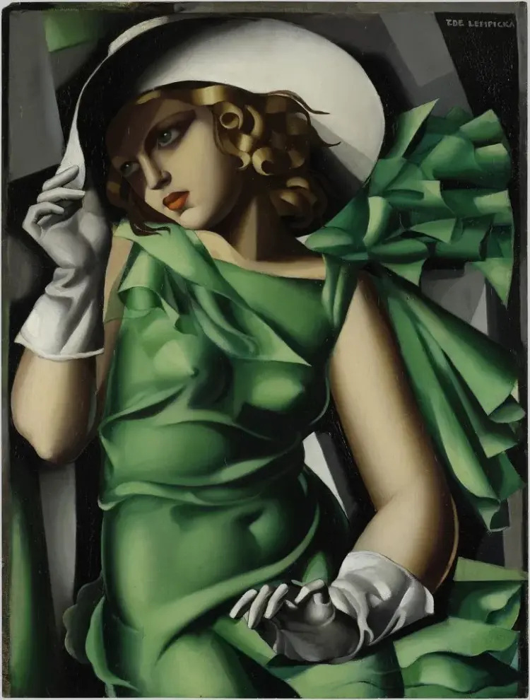 Weekend Reads for April 11th & 12th 1 Tamara de Lempicka, Young Woman in Green (1927–30)
