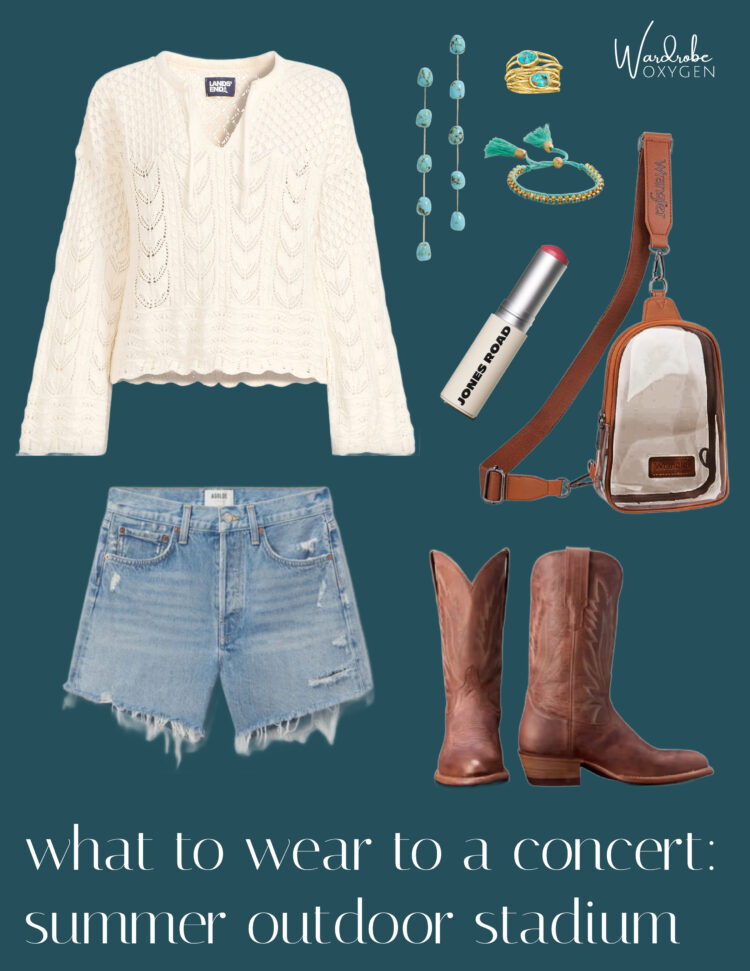 what to wear to a concert at an outdoor stadium when you're a woman over 40