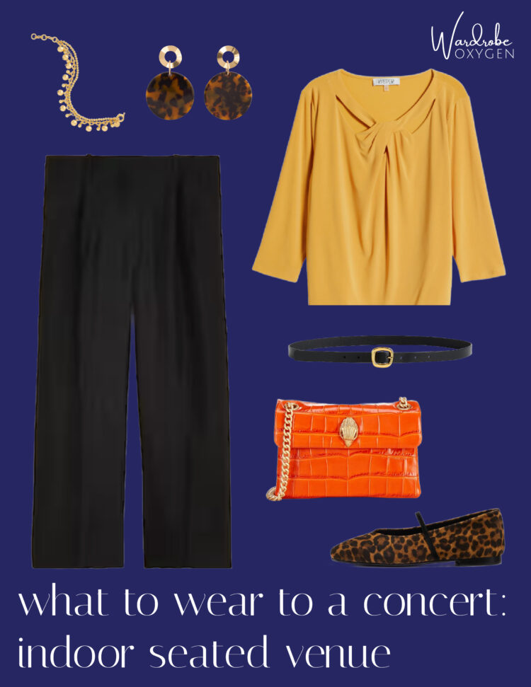 what to wear to a concert indoor seated dinner date